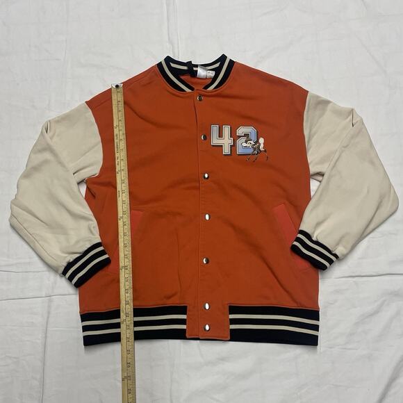 Disney Bambi Mens Varsity Jacket Size XS snap button - Disney by Divided - Picture 10 of 11